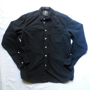 H&M Men's dark navy shirt